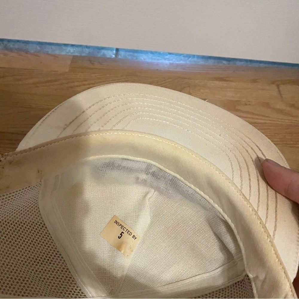 Vintage NTPA Copenhagen Skoal Pulling Circuit Mesh SnapBack Hat White Red USA